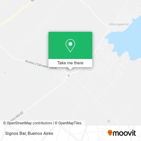 Signos Bar map
