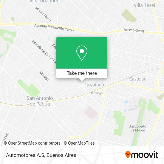 Automotores A.S map
