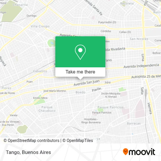 Tango map
