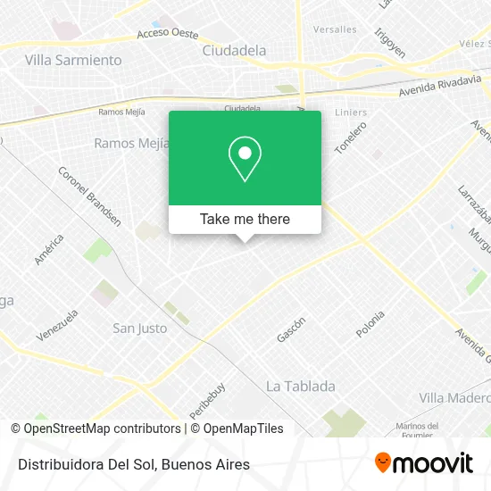 Distribuidora Del Sol map