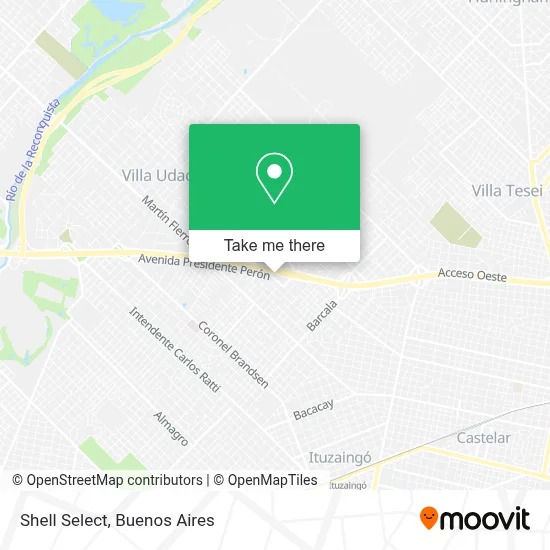 Shell Select map