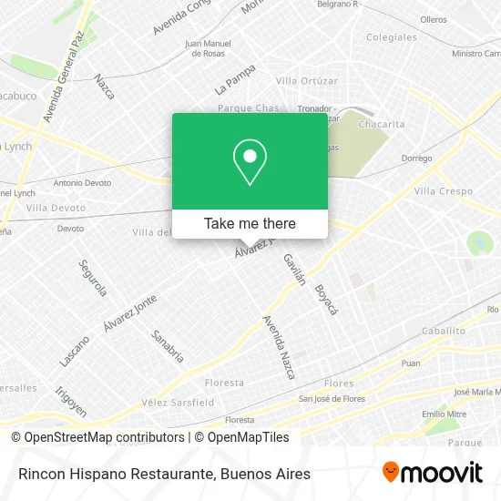 Rincon Hispano Restaurante map