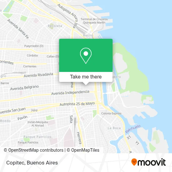 Copitec map
