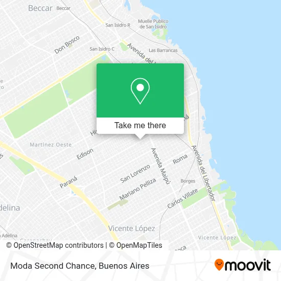 Moda Second Chance map