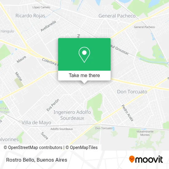Rostro Bello map