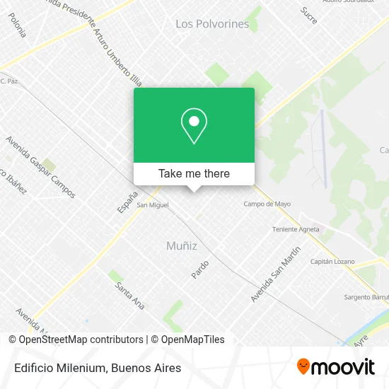 Edificio Milenium map
