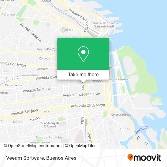 Veeam Software map