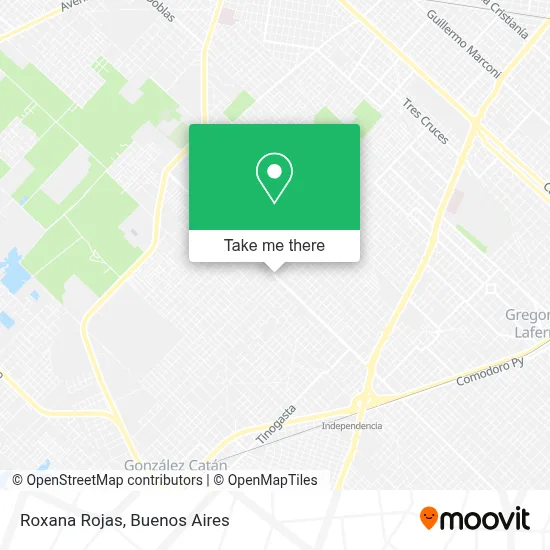 Roxana Rojas map