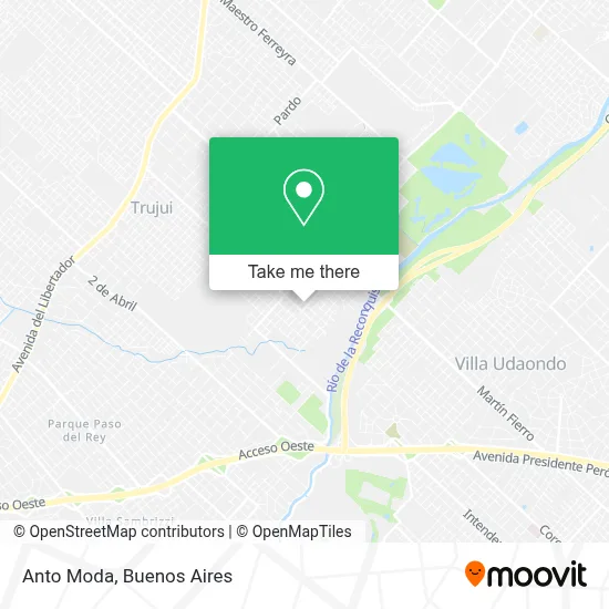 Anto Moda map