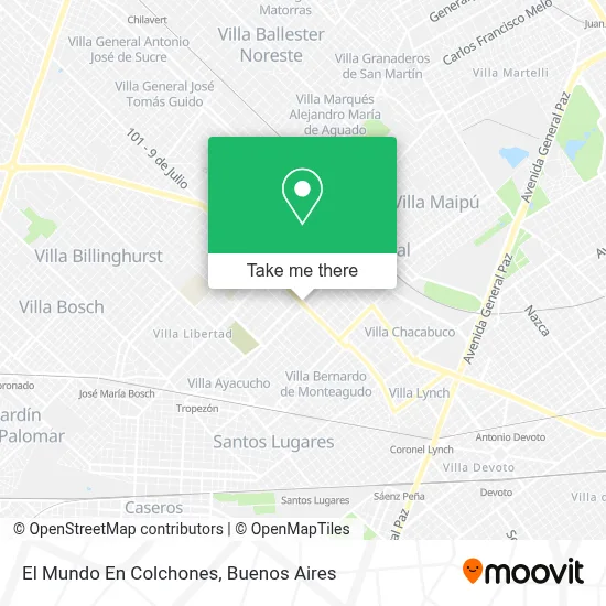 El Mundo En Colchones map