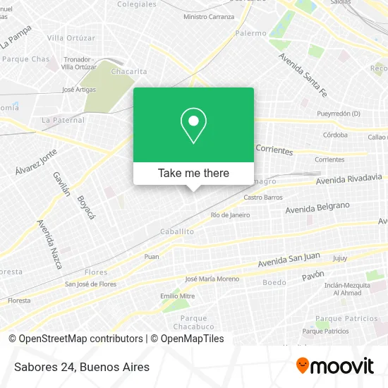 Sabores 24 map