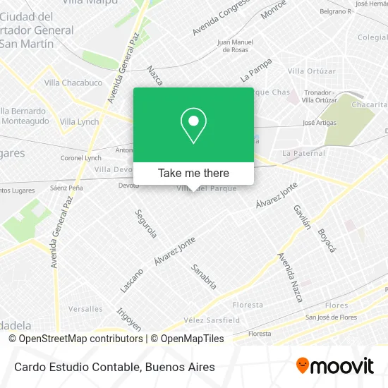Cardo Estudio Contable map