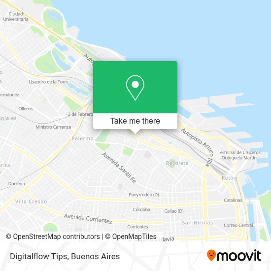 Digitalflow Tips map
