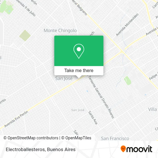 Electroballesteros map