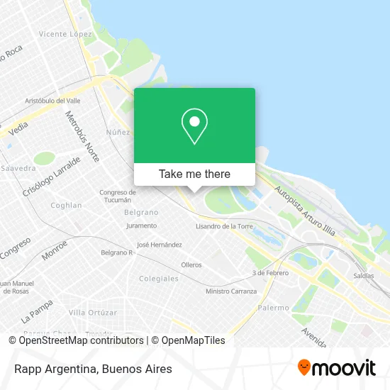 Rapp Argentina map