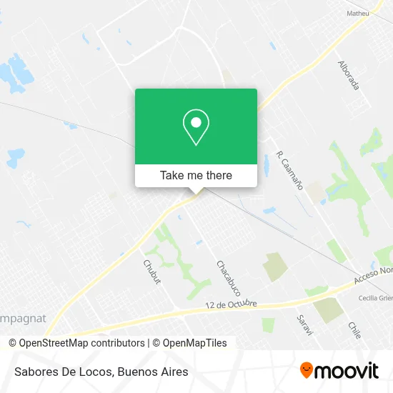 Sabores De Locos map