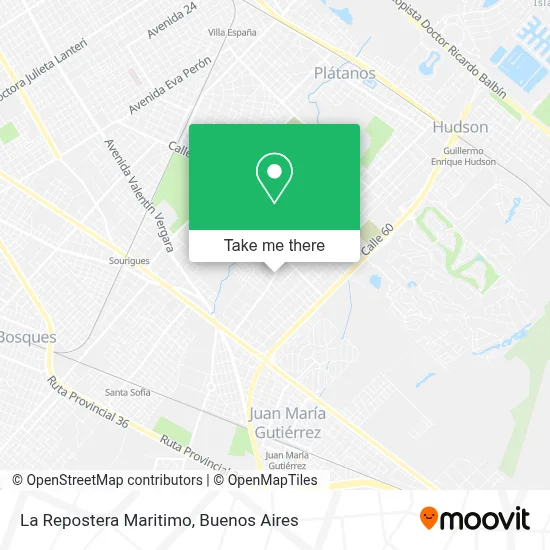 La Repostera Maritimo map