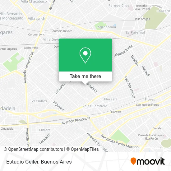 Estudio Geiler map