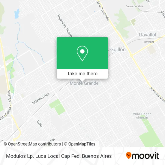 Modulos Lp. Luca Local Cap Fed map