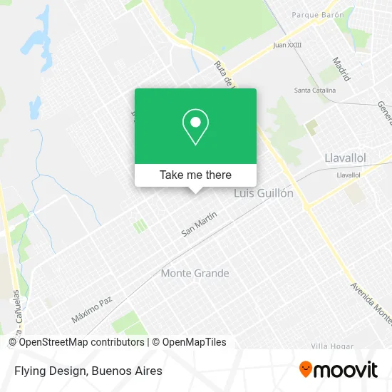 Flying Design map