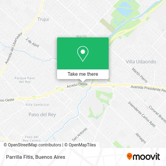 Parrilla Fitis map