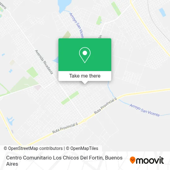 Centro Comunitario Los Chicos Del Fortin map