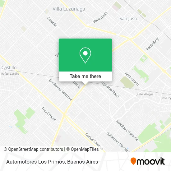 Automotores Los Primos map