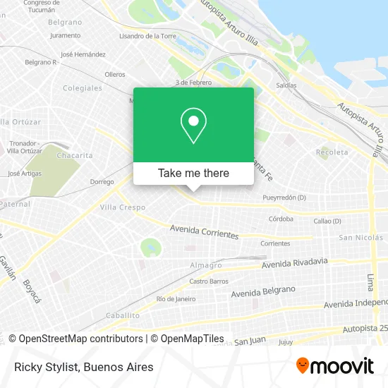 Ricky Stylist map