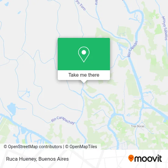 Ruca Hueney map