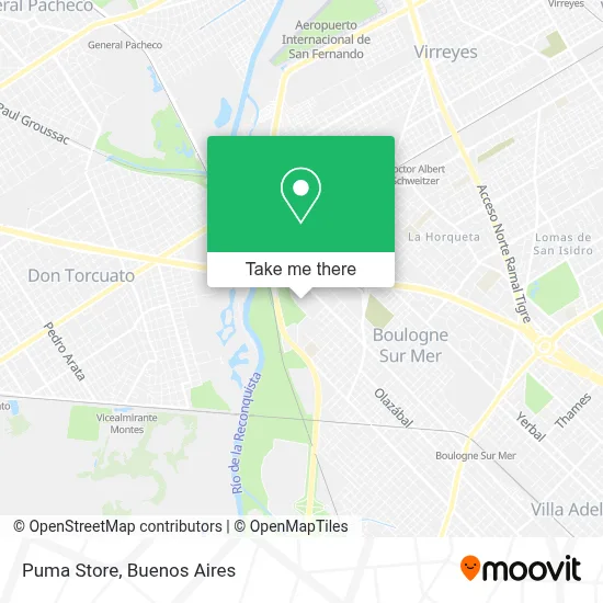 Puma Store map