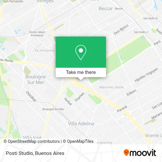 Posti Studio map
