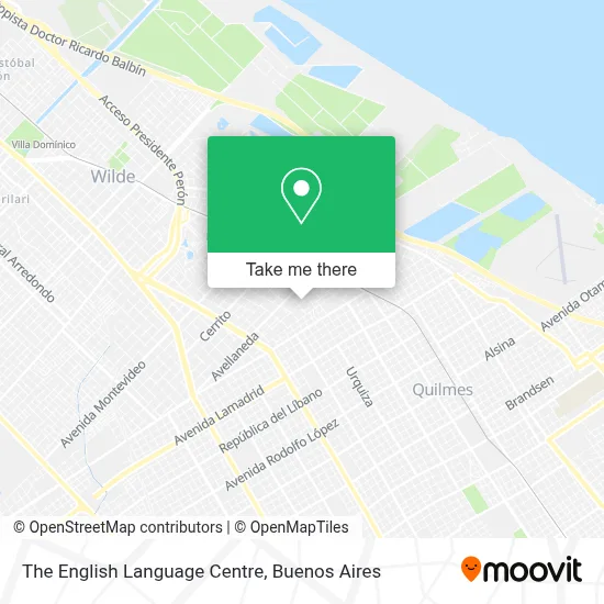 The English Language Centre map