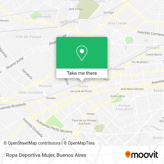 Ropa Deportiva Mujer map