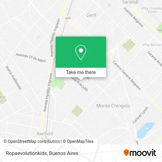 Ropaevolutionkids map