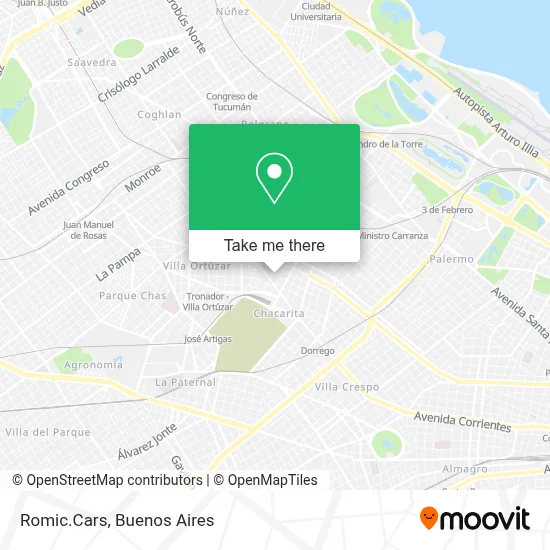 Romic.Cars map