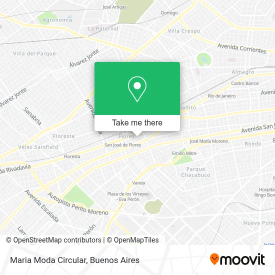 Maria Moda Circular map