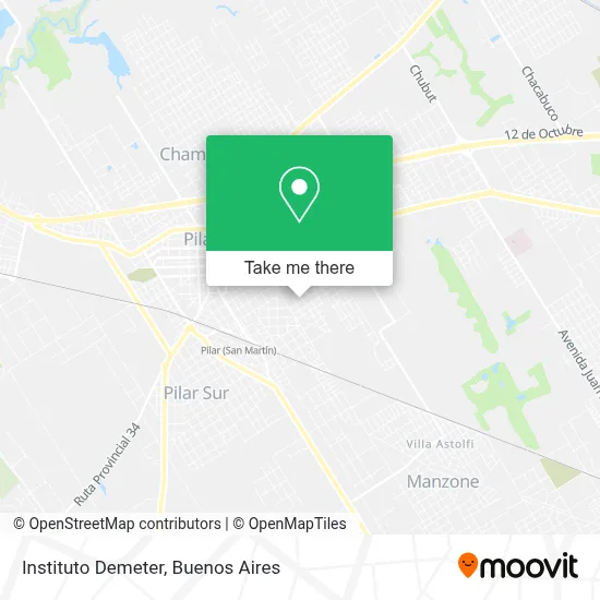 Instituto Demeter map