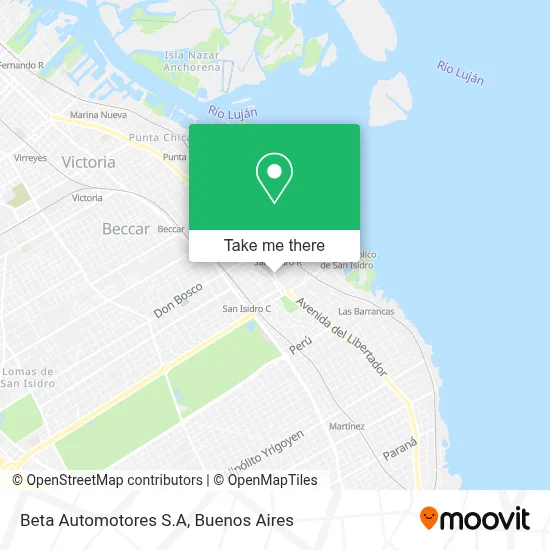 Beta Automotores S.A map