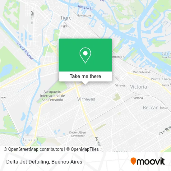 Delta Jet Detailing map