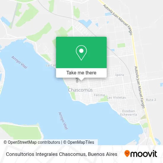 Consultorios Integrales Chascomus map