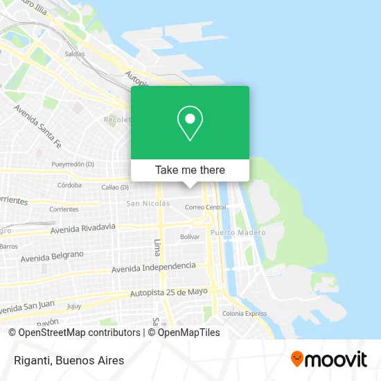 Riganti map