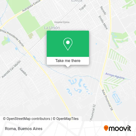 Roma map