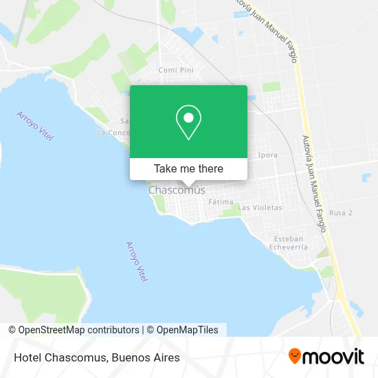 Hotel Chascomus map