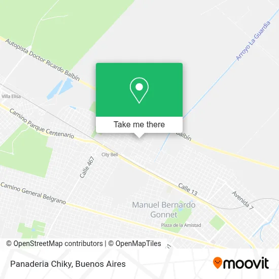 Panaderia Chiky map