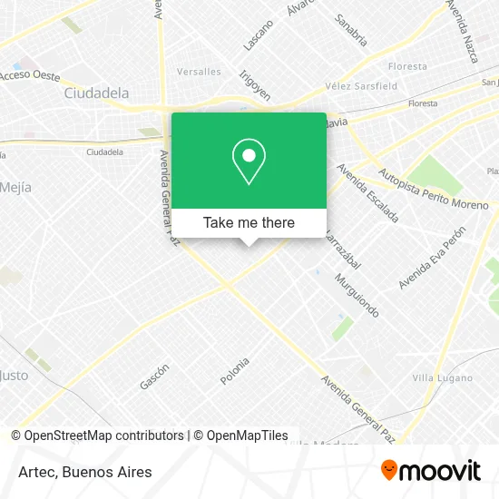 Artec map