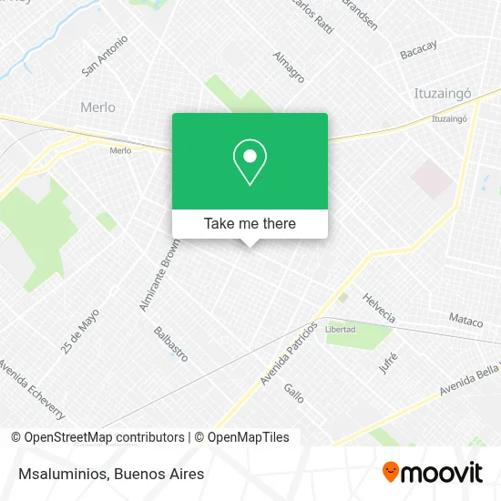 Msaluminios map