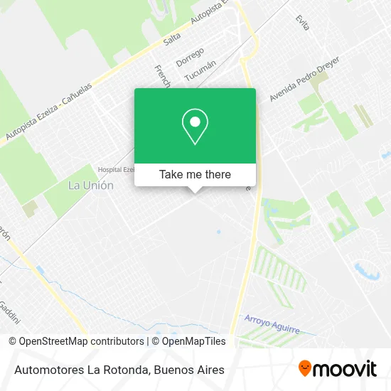 Automotores La Rotonda map