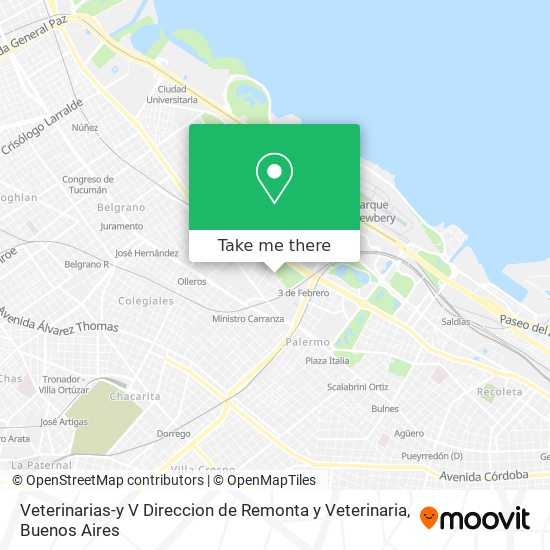 Veterinarias-y V Direccion de Remonta y Veterinaria map