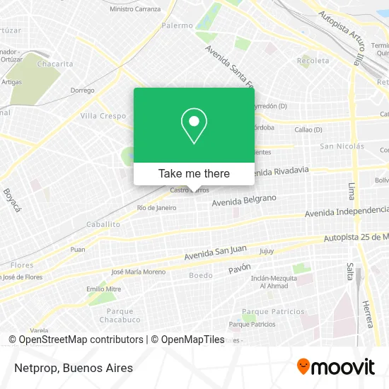 Netprop map