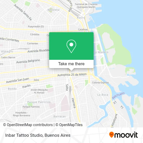 Inbar Tattoo Studio map